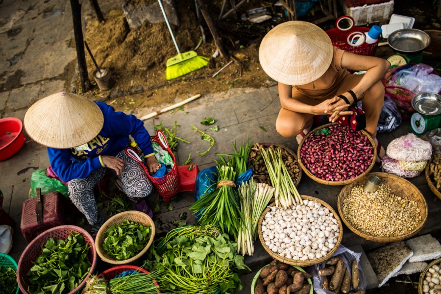 The markets of Hoi An