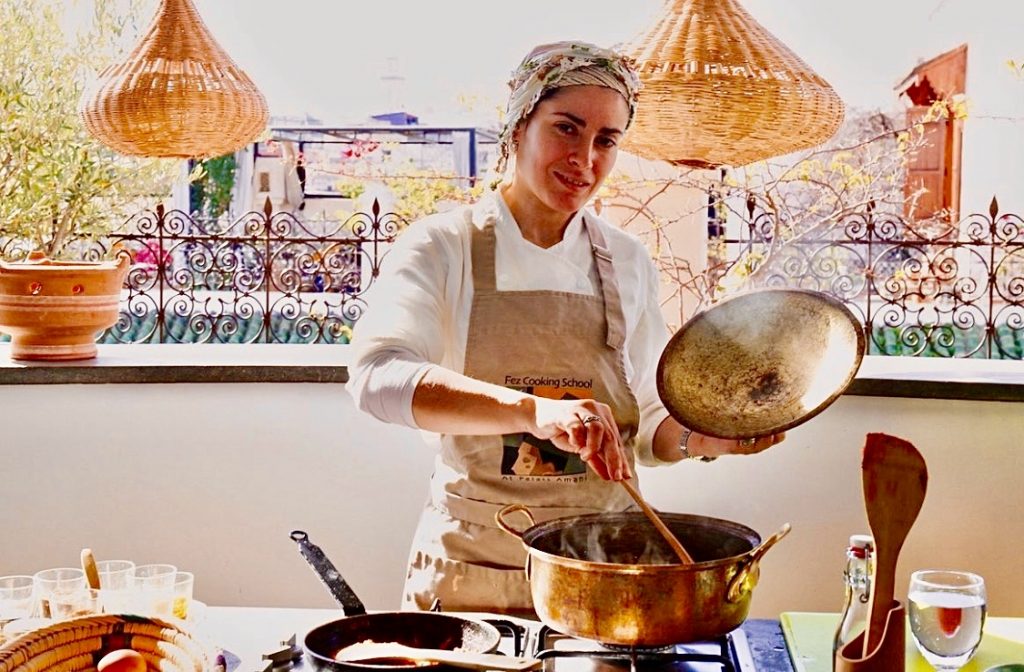 Cooking lessons in Morocco at the Palais Amani in Fes