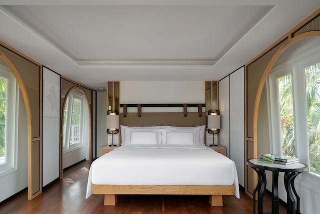 Bedroom of Melia Koh Samui suite