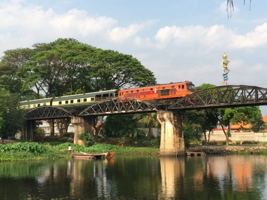 Traveling by train from Bangkok to Singapore on the Eastern & Oriental Express of Belmond. 