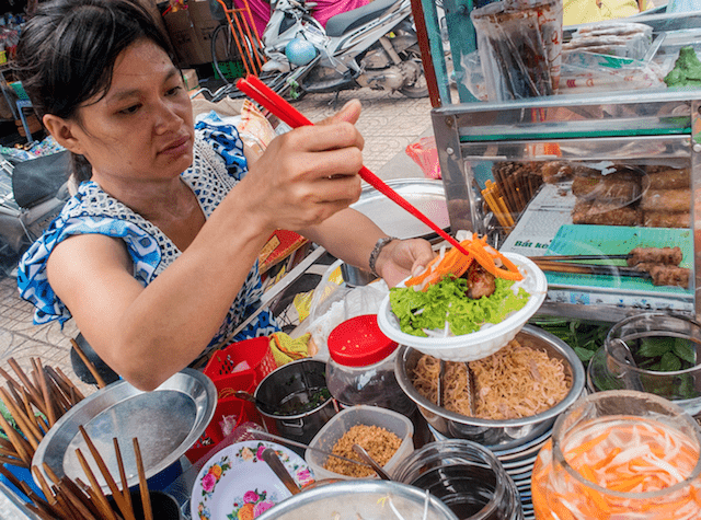 The best Street food in Saigon, Vietnam