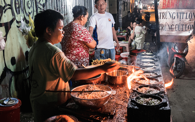 The best Street food in Saigon, Vietnam