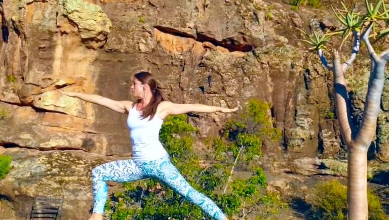 Yoga at Bushman's Kloof in South Africa