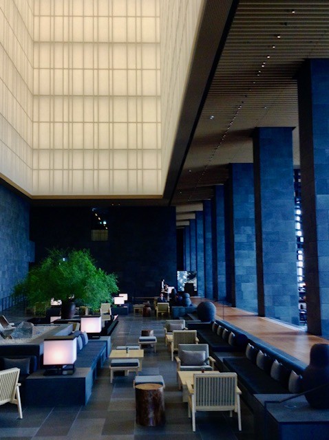 Lobby of Aman Tokyo
