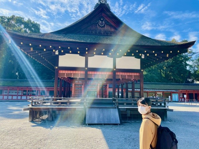 Visiting the Shimogamo Shrine in Kyoto