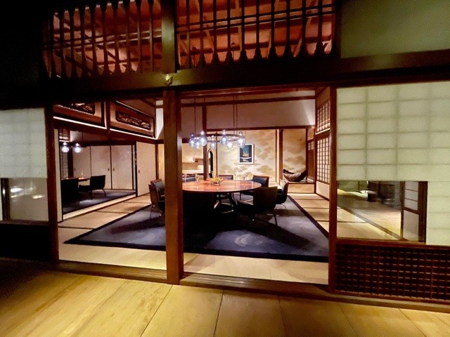 Ebisugawa-tei of Baron Fujita, circa 1908. It is now part of the Italian restaurant of the Ritz Carlton Kyoto.