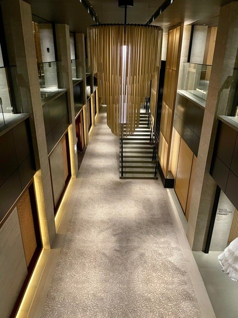 B1 hallway of the Ritz Carlton Kyoto