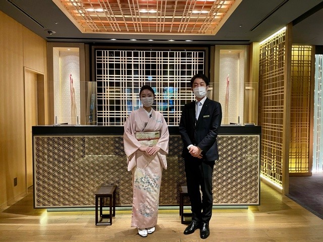 Some of the Ritz Carlton Kyoto team