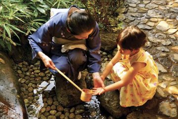 Tea ceremony in Tokyo at Chinzanso