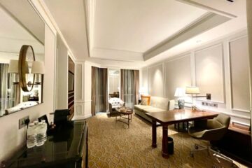 Junior suite of Intercontinental Hotel Singapore