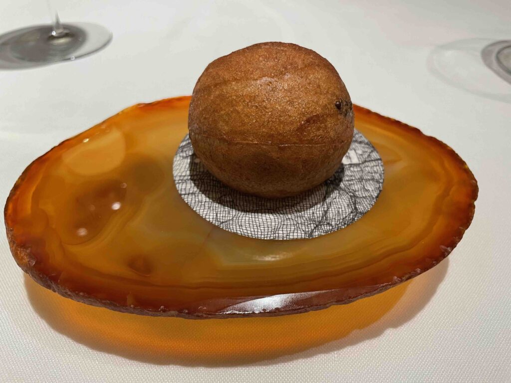 The signature dishes at Disfrutar in the Eixample District of Barcelona is both inventive and playful.