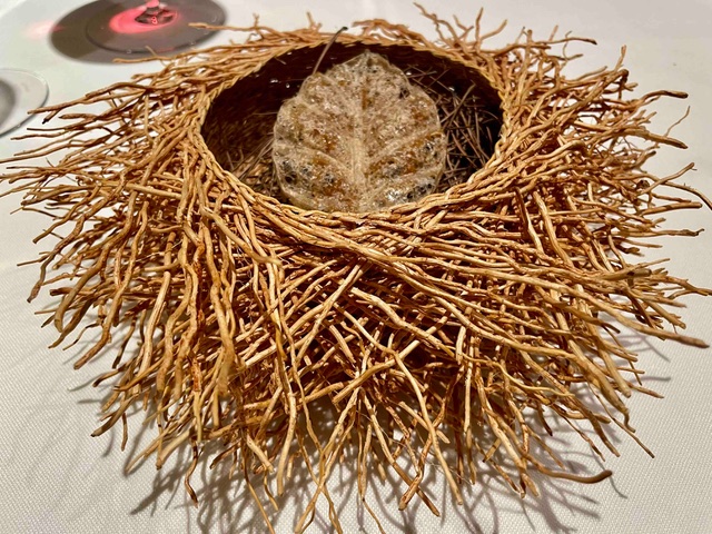 The desserts at Disfrutar, a three-Michelin star restaurant in the Eixample District of Barcelona, is both inventive and playful.
