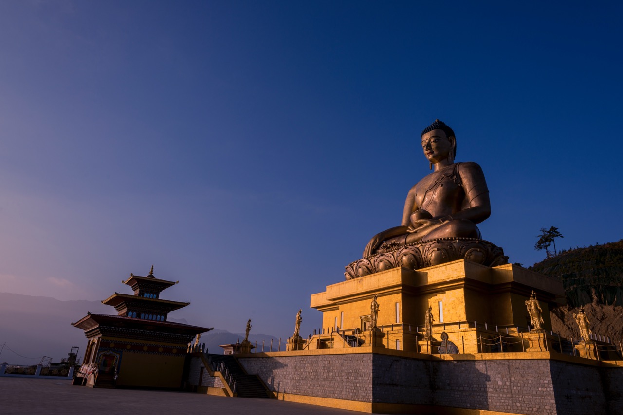 Buddha Statue Pilgrimage in Bhutan