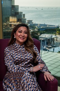VP Cielo Ortega-Reboredo of Okada Manila with Sunjewel accessories