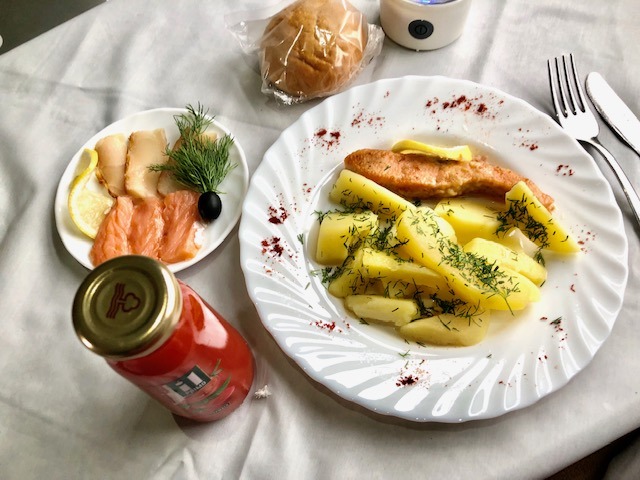 The food onboard the Trans-Siberian Express across Siberia